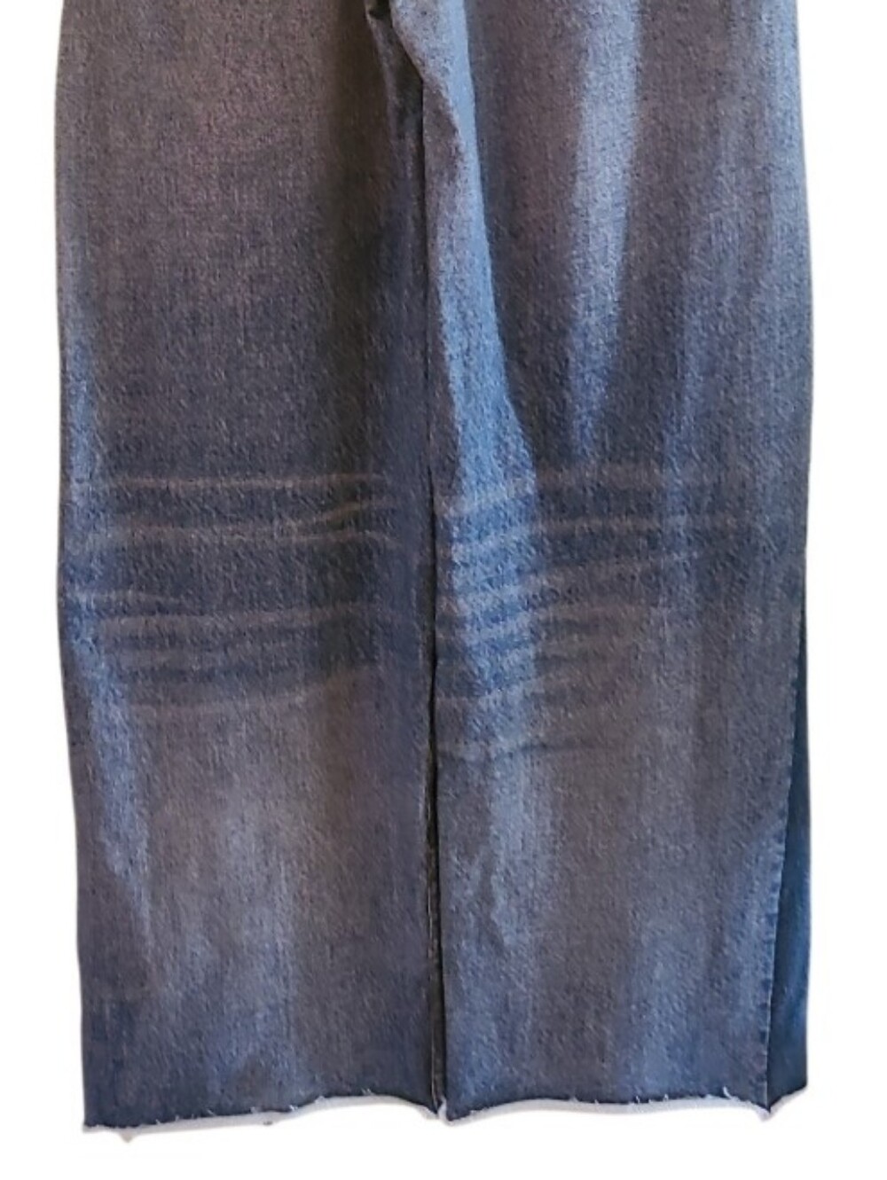 Rag & Bone Miramar Wide Leg Sweatpant Jeans Moonrise Raw Hem Size XXS - Picture 14 of 17